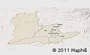 Shaded Relief Panoramic Map of Kaomba, lighten