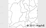 Blank Simple Map of Kaomba, no labels