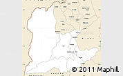 Classic Style Simple Map of Kaomba