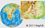 Physical Location Map of Kapelula, highlighted grandparent region