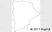 Blank Simple Map of Kapelula, no labels