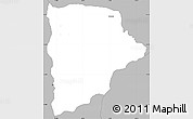 Gray Simple Map of Kapelula