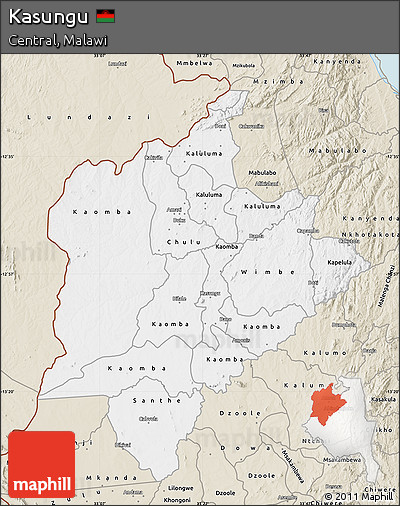 Classic Style Map of Kasungu