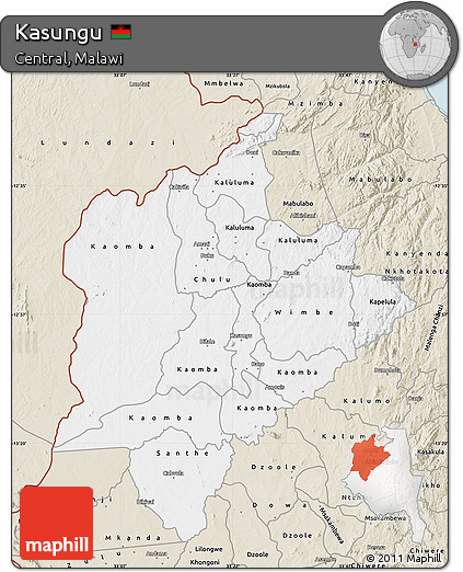 Classic Style Map of Kasungu