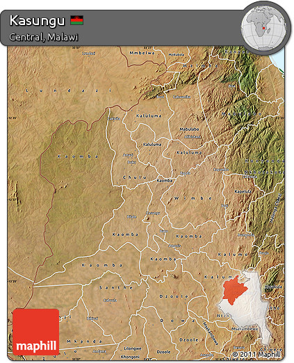 Satellite Map of Kasungu
