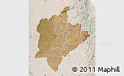 Satellite Map of Kasungu, lighten