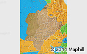 Satellite Map of Kasungu, political outside