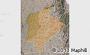 Satellite Map of Kasungu, semi-desaturated