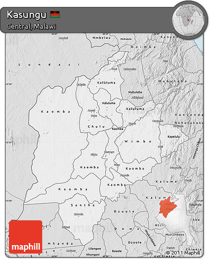 Silver Style Map of Kasungu
