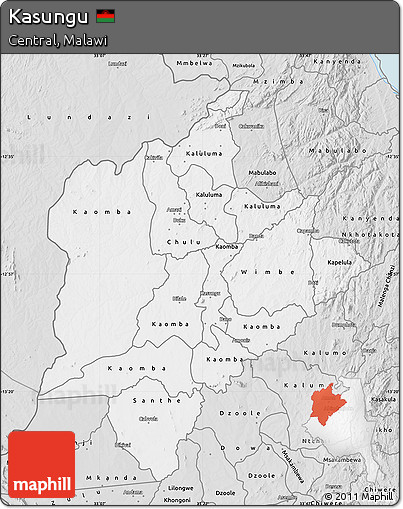 Silver Style Map of Kasungu