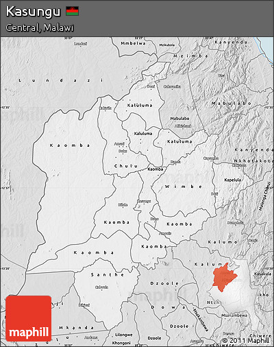 Silver Style Map of Kasungu