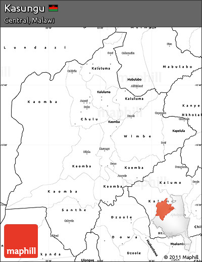 Blank Simple Map of Kasungu