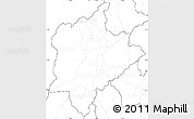 Blank Simple Map of Kasungu, no labels