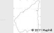 Blank Simple Map of Wimbe, cropped outside