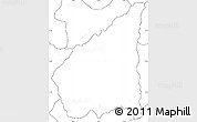 Blank Simple Map of Wimbe, no labels