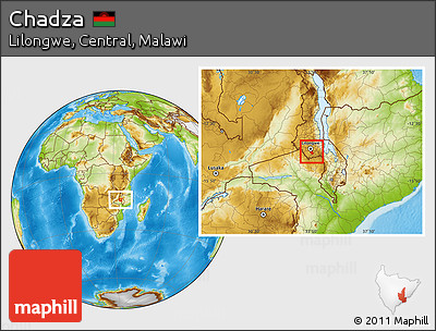 Physical Location Map of Chadza