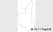 Blank Simple Map of Chadza, cropped outside, no labels