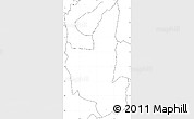 Blank Simple Map of Chadza, no labels