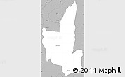 Gray Simple Map of Chadza