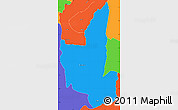 Political Simple Map of Chadza