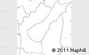 Blank Simple Map of Kalumba, no labels