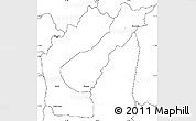 Blank Simple Map of Kalumba