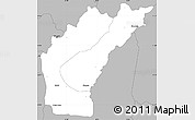 Gray Simple Map of Kalumba