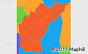 Political Simple Map of Kalumba