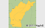 Savanna Style Simple Map of Kalumba
