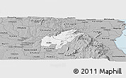 Gray Panoramic Map of Mazengera