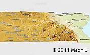 Physical Panoramic Map of Mazengera