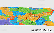Political Panoramic Map of Mazengera