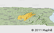 Savanna Style Panoramic Map of Mazengera