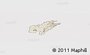 Shaded Relief Panoramic Map of Mazengera, cropped outside