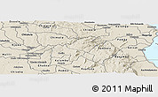 Shaded Relief Panoramic Map of Mazengera