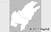 Gray Simple Map of Mazengera