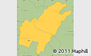 Savanna Style Simple Map of Mazengera
