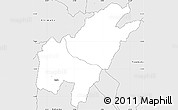 Silver Style Simple Map of Mazengera