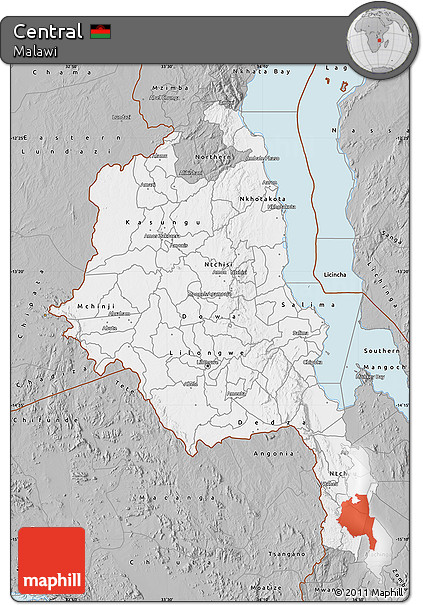 Gray Map of Central