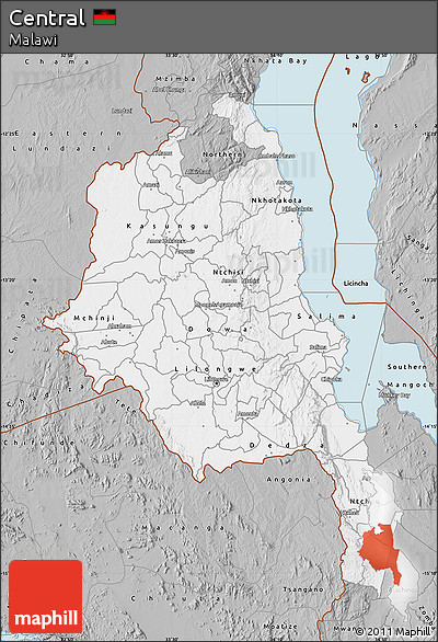Gray Map of Central