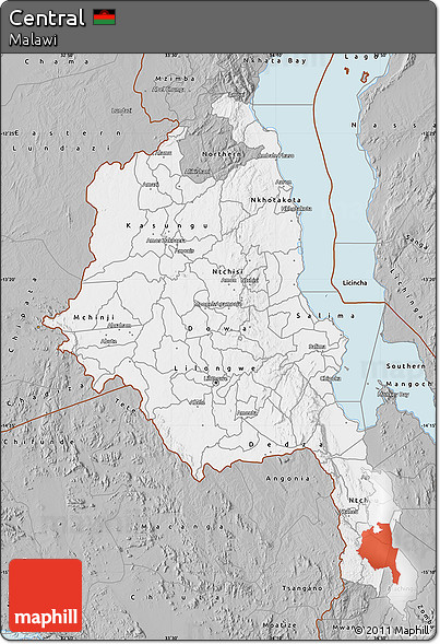 Gray Map of Central