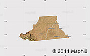 Satellite Map of Mkanda, cropped outside
