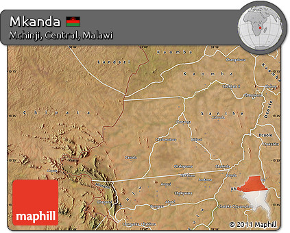 Satellite Map of Mkanda