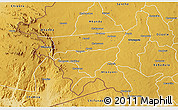 Physical 3D Map of Zulu