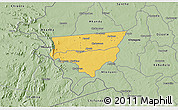 Savanna Style 3D Map of Zulu