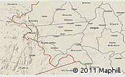 Shaded Relief 3D Map of Zulu