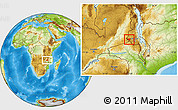 Physical Location Map of Zulu