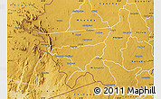 Physical Map of Zulu