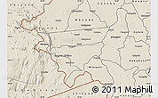 Shaded Relief Map of Zulu