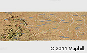 Satellite Panoramic Map of Zulu